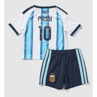Stroje piłkarskie Argentyna Lionel Messi #10 Koszulka Podstawowej dla dzieci MŚ 2026 Krótki Rękaw (+ szorty)